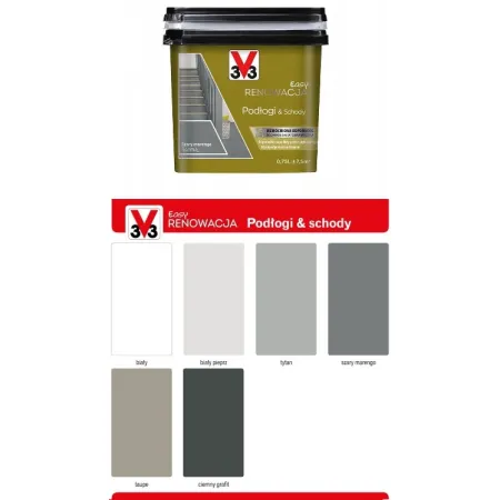 V33 Easy Renowacja Podłoga 0,75L Taupe