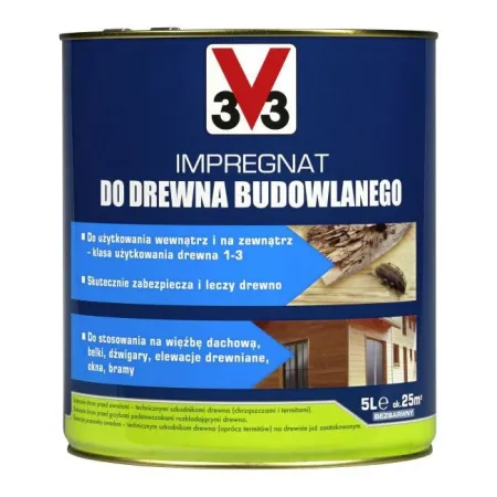 V33 Impregnat do drewna budowlanego 5L Bezbarwny