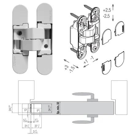 Koblenz ZAWIAS WPUSZCZANY K1019 Biały