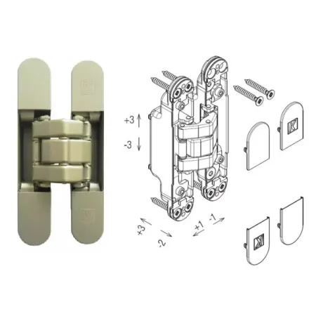 Koblenz ZAWIAS WPUSZCZANY KARAKTER K8080 [80KG] 20szt. Nikiel matowy
