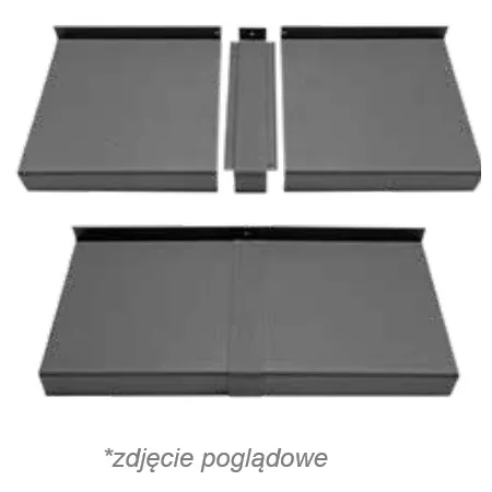 aluron Łącznik aluminiowy prosty 180° ALURON do parapetów Classic Oliwkowy C33