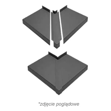 aluron Łącznik kątowy zewnętrzny 90° ALURON Classic Oliwkowy C33
