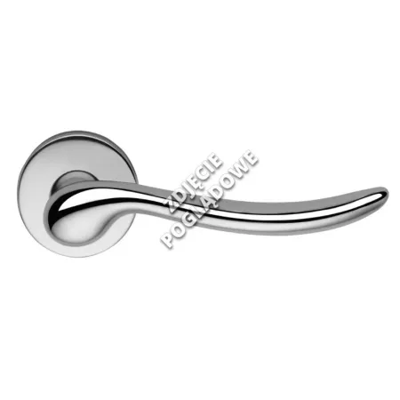 Linea Cali KLAMKA BETA SZYLD OKRĄGŁY 027 CR Chrom
