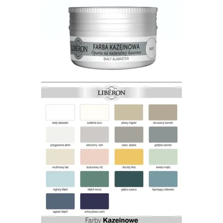 LIBERON Farba kazeinowa LIBERON 500ml Błękit morza