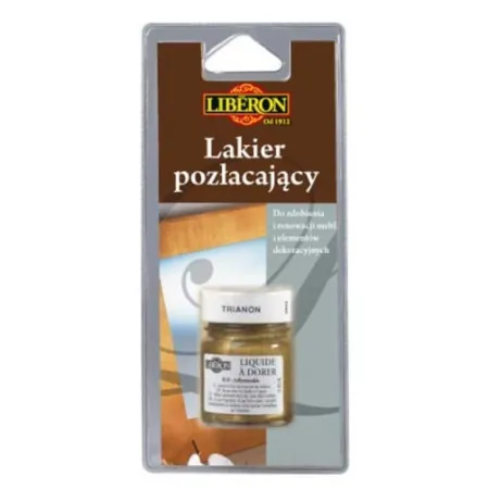 LIBERON Lakier pozłacający LIBERON 30ml Bogate złoto