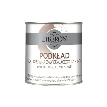 LIBERON Podkład do drewna zawierającego taniny LIBERON 500ml Biały