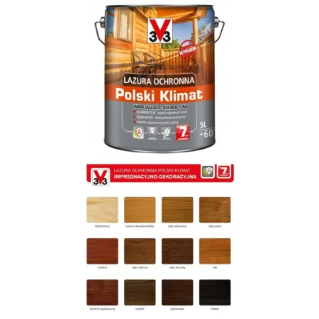 V33 LAZURA POLKI KLIMAT 7 LAT 5l Mahoń