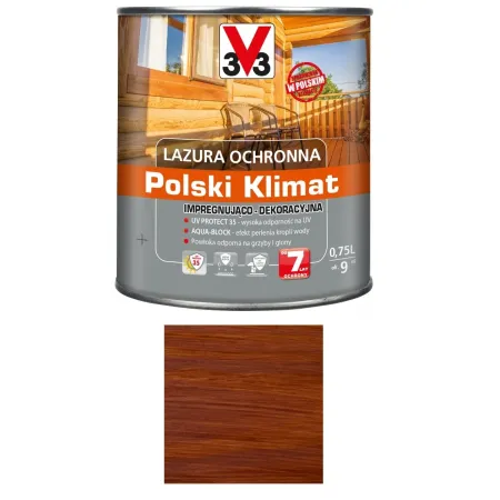 V33 LAZURA POLKI KLIMAT 7 LAT 0,75l Mahoń