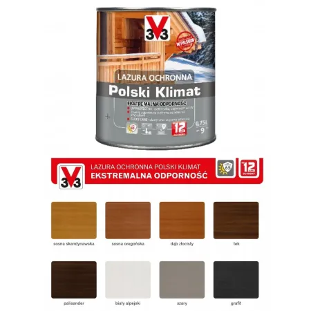 V33 Lazura Polski Klimat 12 lat 0,75L Palisander