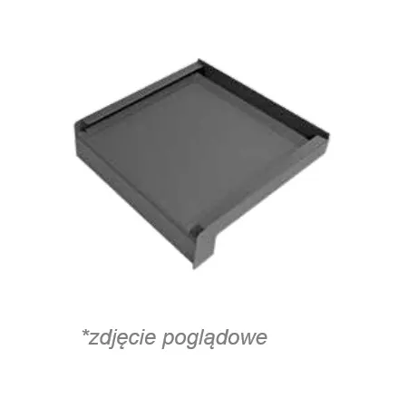 aluron Zaślepka do parapetu ALURON 40/150 Szary RAL7016