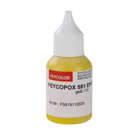 FEYCOLOR FEYCOPOX 581 Gelb EP-Farbstoff 25ml Żółty