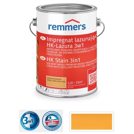 remmers Impregnat lazurujący do drewna HK-Lazura 3w1 20L Sosna