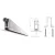UE USZCZELKA OPADAJĄCA ALETTE A 1030mm (>830mm) [K5-515-1A-1030] Srebrny