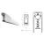 UE USZCZELKA OPADAJĄCA 1230 A 1030mm (>830mm) [K5-505-1A-1030] Srebrny