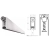 UE USZCZELKA OPADAJĄCA 1230 A 1330mm (>1130mm) [K5-505-1A-1330] Srebrny