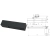 Assa Abloy Samozamykacz drzwiowy DC300 bez ramienia Czarny