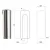 Otlav Osłonka aluminiowa zawiasu @20 mm Chrom
