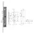 ISEO ZAMEK ELECTA 85WB E=30mm Stal nierdzewna