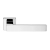 Linea Cali KLAMKA CORNER SZYLD KWADRATOWY 024 CR Chrom błyszczący