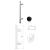 Wala Pochwyt obustronny Q45RX/Q10 aluminiowy lakier, 40x20 mm, 1300/1800 mm CZARNY 9005