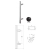 Wala Pochwyt obustronny Q45RX/Q10 aluminiowy lakier, 40x20 mm, 1000/1200 mm BRĄZOWY 8019