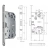 STV ZAMEK MAGNETYCZNY 90KL E=50mm Chrom