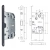 STV ZAMEK MAGNETYCZNY 90KL E=50mm Czarny